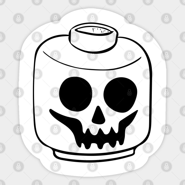 Lego Skull Sticker by Avengedqrow